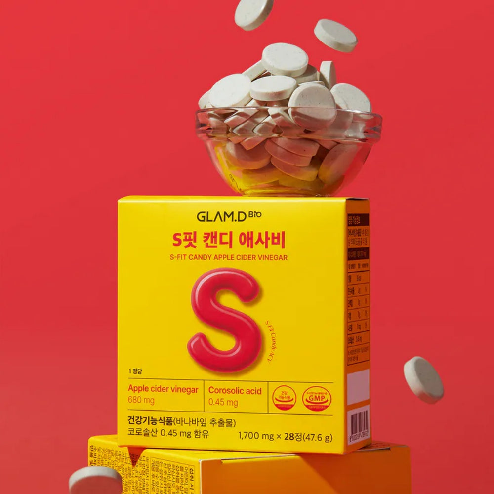 S-FIT CANDY APPLE CIDER VINEGAR 28 tablets (28days)