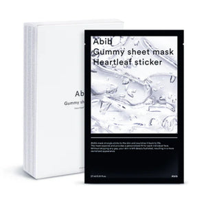 Abib Gummy sheet mask Heartleaf Sticker 10 Sheets