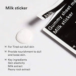 Gummy Sheet Mask Milk Sticker