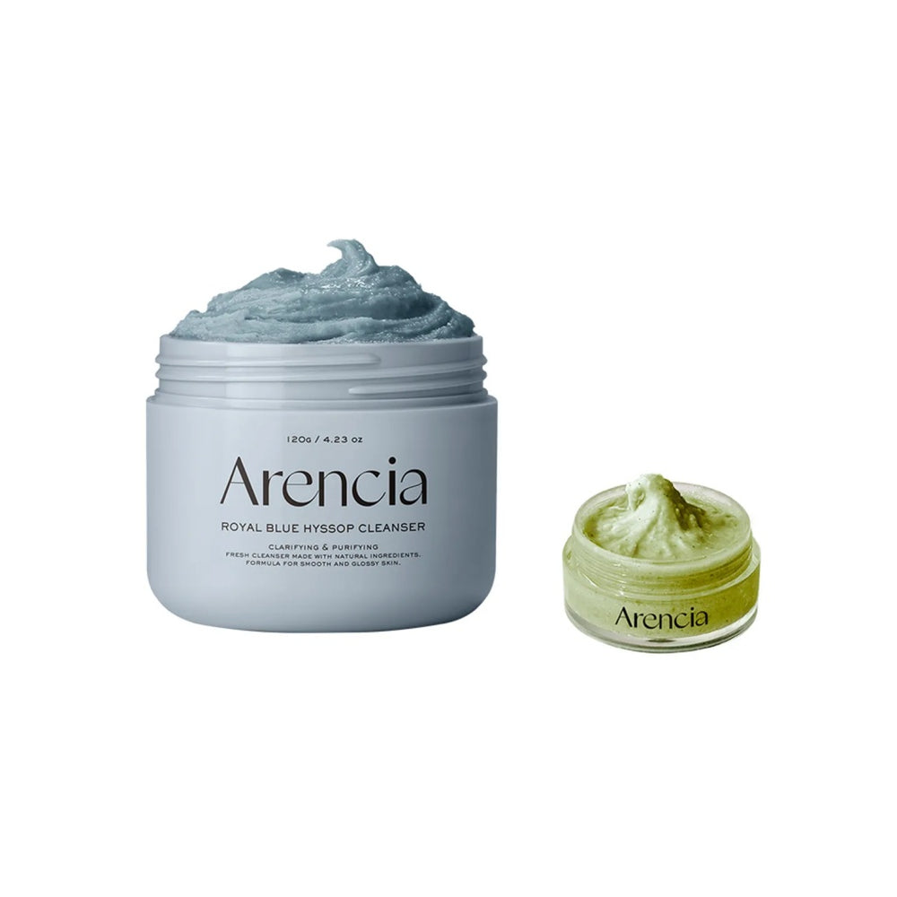 
            
                Load image into Gallery viewer, Blue Hyssop Rice Mochi Cleanser 120g Set (+Green Cleanser 15g)
            
        
