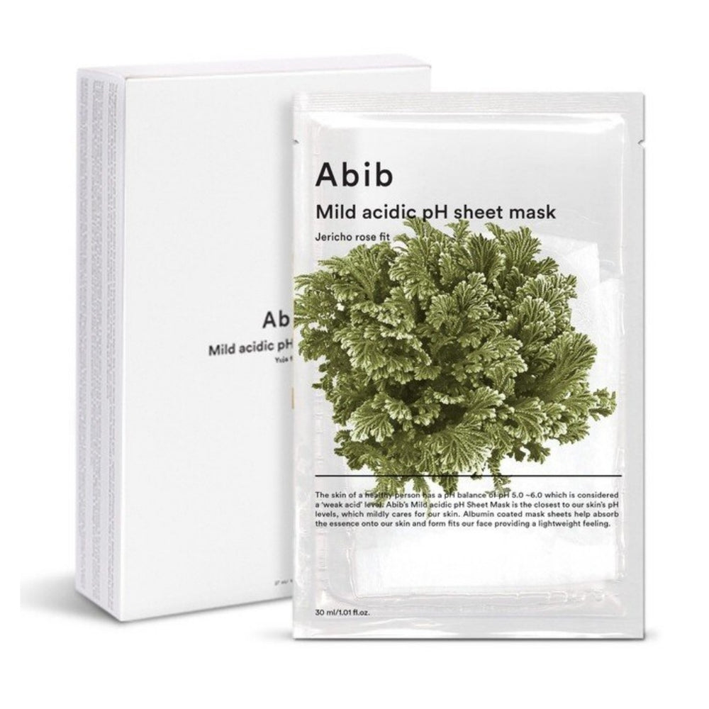 Abib Mild Acidic pH Sheet Mask Jericho Rose Fit 10 Sheets