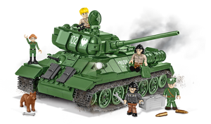Cobi-2524-T34/85 RUDY 102 (Limited Edition)medium tank(530pcs)