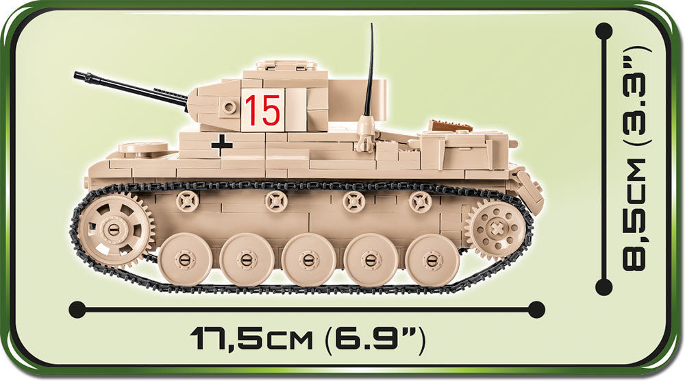 Cobi-2527-Sd.Kfz.121 Panzer II Ausf. F(420pcs)