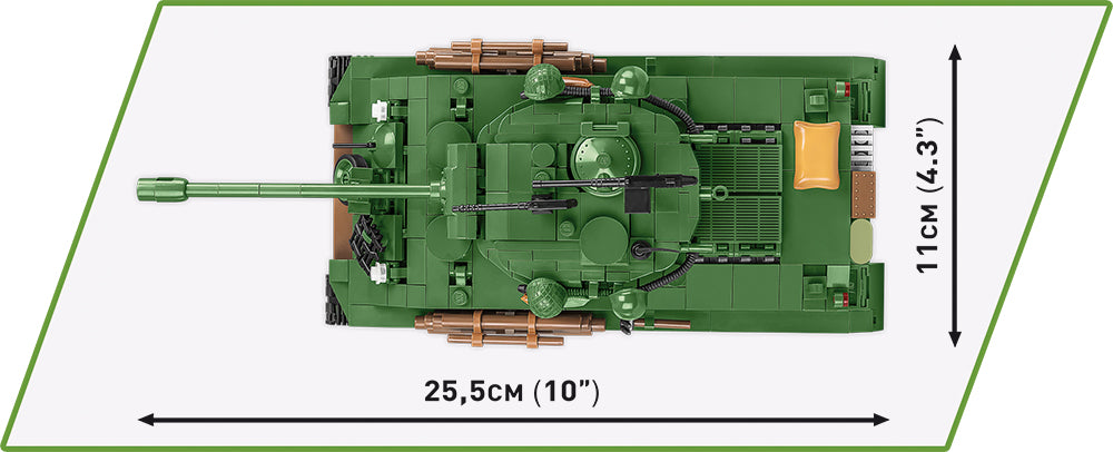 COBI 2533-M4A3E8 Sherman (Easy Eight)- 725 brick medium tank(745PCS)