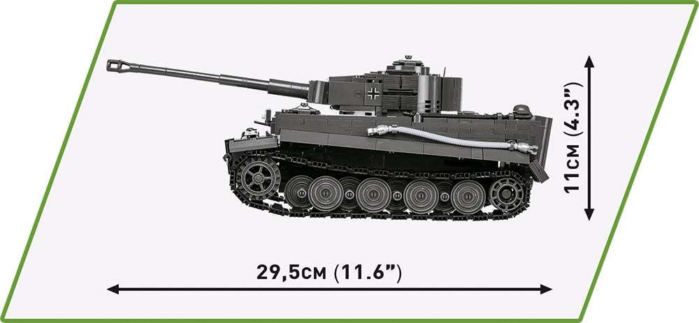 Cobi-2538-Panzerkampfwagen VI Tiger Ausf. E. tank(800pcs)