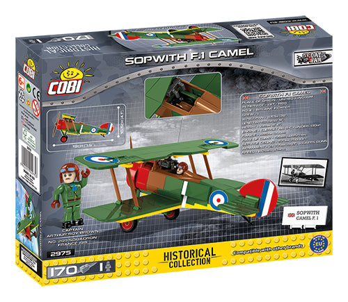 Cobi-2975-Sopwith F.1 Camel(170pcs)
