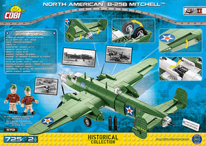 Cobi-5713-NORTH AMERICAN B-25B MITCHELL B-25B(710pcs)