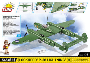 COBI-5726 Lockheed P-38 H Lightning(545PCS)